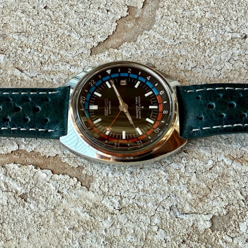 Seiko Vintage Navigator used black unisex watch