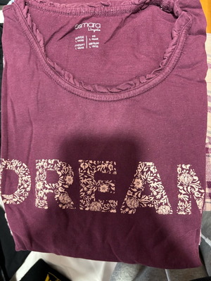 Women’s pajama set used, size L
