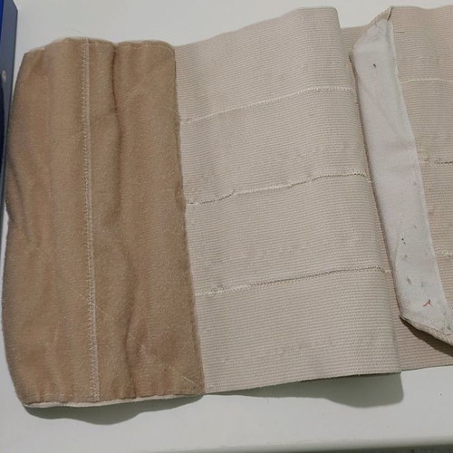 Postoperative abdominal belt self-adhesive, size XL, lightly used, 32 cm width