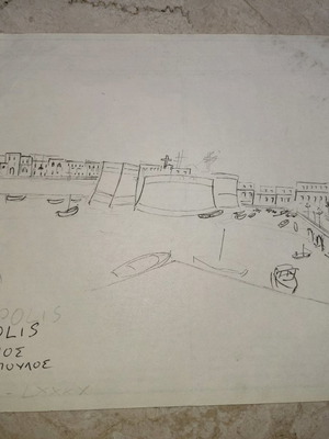 A. Zafeiropoulos drawings used with landscapes 1945
