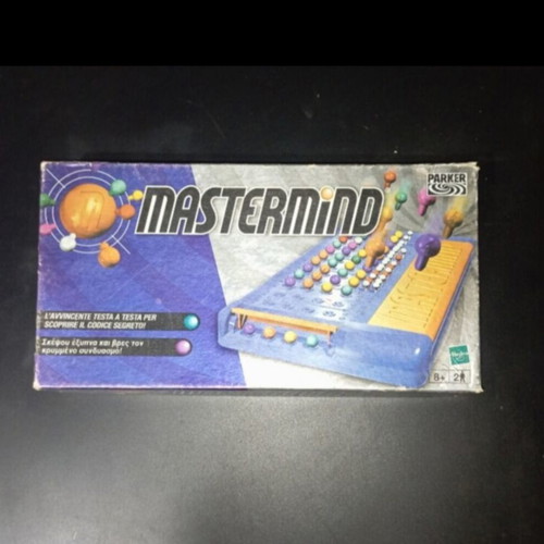 Board games set like new with Mastermind, electronic quiz and Pyrgolexo