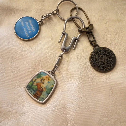 Athens Traffic Keychain Set