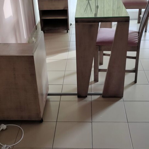 Manicure and pedicure salon furniture set used