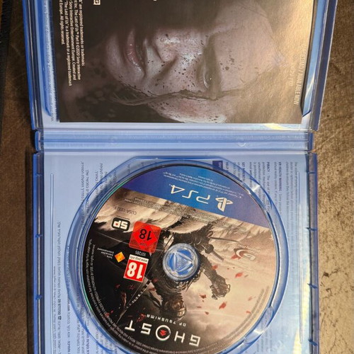 PlayStation 4 Pro used with controller and two games
