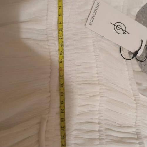 Stradivarius small white dress new