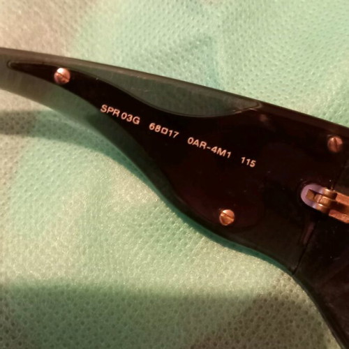 Prada vintage flame wave sunglasses used, gray
