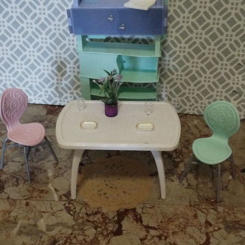 Barbie vintage furniture set used, excellent condition