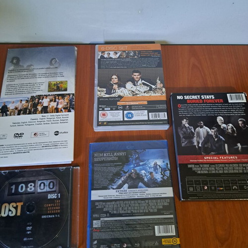 DVD pack of 3 series and 1 movie like new with subtitles