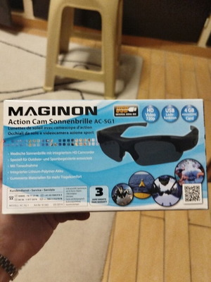 Magidon Sunglasses with Camera used, for parts or simple use