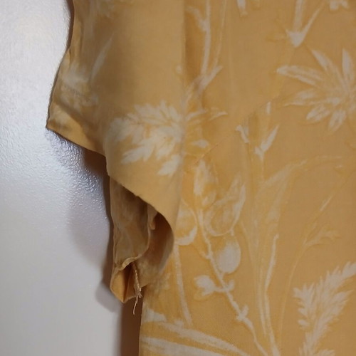 H&M Yellow Floral Kaftan Size Medium Like New
