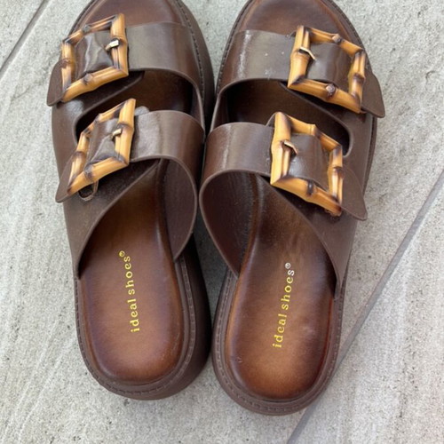 About You Brown Slippers size 39 new