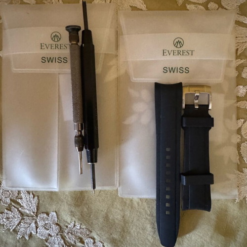 Everest Rubber Strap for Rolex Oyster Perpetual 41mm like new