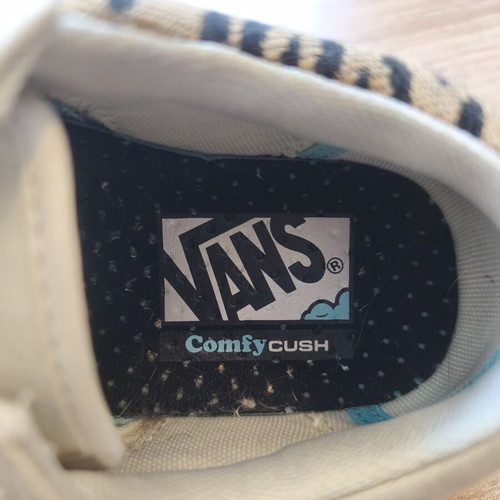 Vans Old Skool Comfycush women's sneakers size 36, beige tiger print
