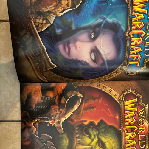 World of Warcraft Original Poster Collection Book used with 10 of 32 posters