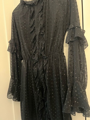 Mini dress H&M used, size S, black