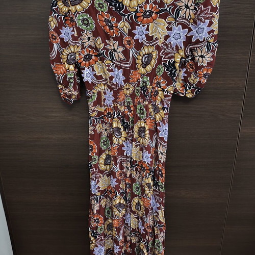 Stradivarius floral midi dress, medium size
