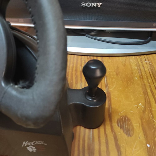 Mad Catz Dual Force Racing Wheel like new for PlayStation 2 with pedals