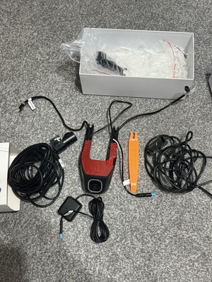 Dash Cam car camera with front and rear lenses