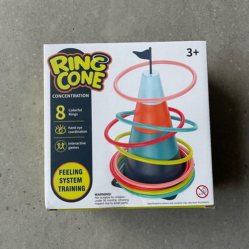 Ring toss children's game new with conical base