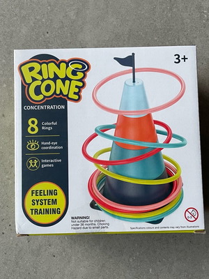 Ring toss children's game new with conical base