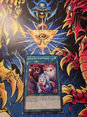 Jack-In-The-Hand Yu-Gi-Oh! card like new