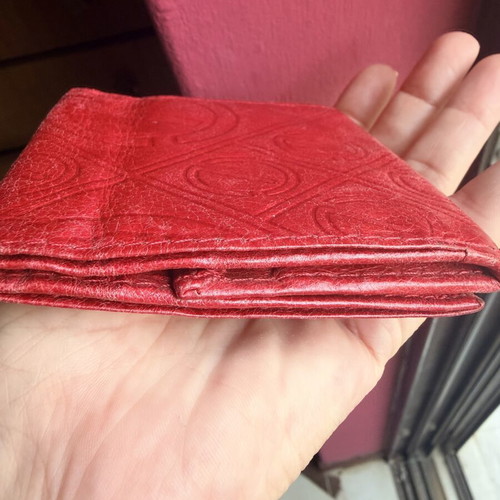 Red wallet used