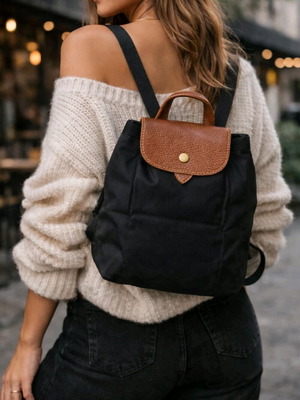 Mini backpack black backpack like new