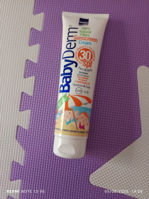BabyDerm Kids Sunscreen SPF 30 unused