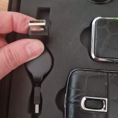 Leather office kit new with mouse, mousepad, USB hub and cables