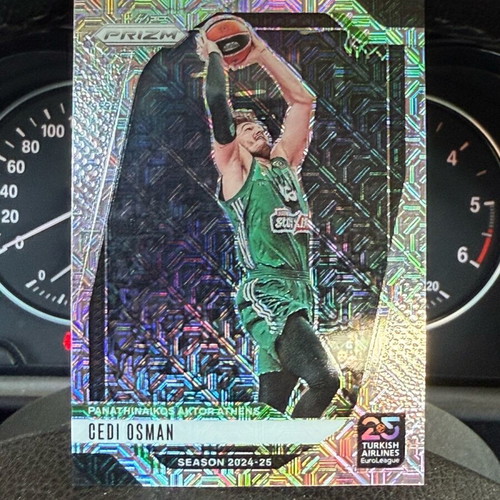 Panini Prizm Euroleague 2024-25 Cedi Osman /25 Mojo Panathinaikos card new