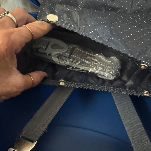 Toiletry bag travel case new blue