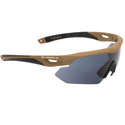 Nighthawk Swiss Eye Sunglasses new, black and beige