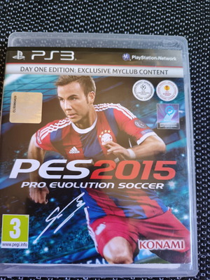 PES 2015 PS3 game used, sports