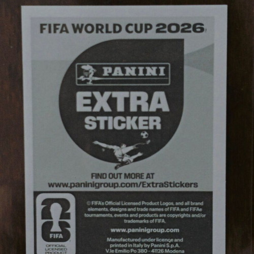 Mohamed Salah Panini FIFA World Cup 2026 Extra Sticker Purple