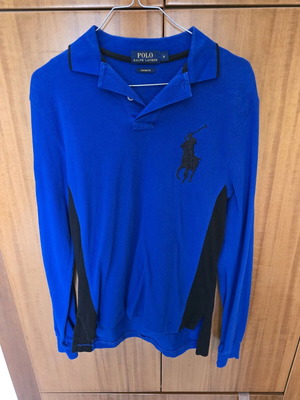 Ralph Lauren Polo Shirt Size S Like New Black Blue