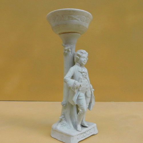 Biscuit porcelain amphorae German, about 130 years old