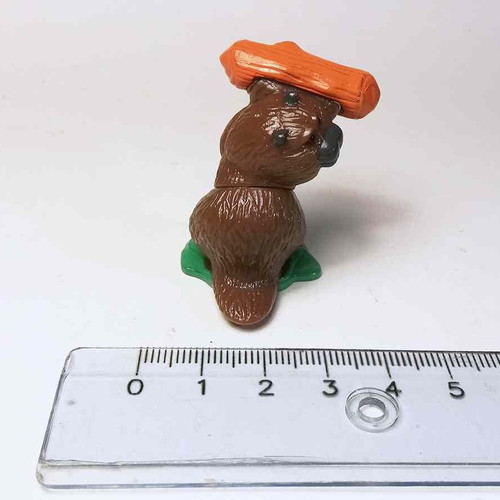 Plastic beaver figure used from the movie Open Season