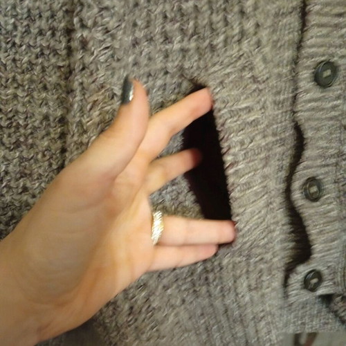 Knitted cardigan H&M like new, beige brown size M