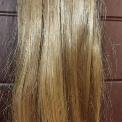 Hair extension blonde honey like new with 2 side pieces and pony tail gift