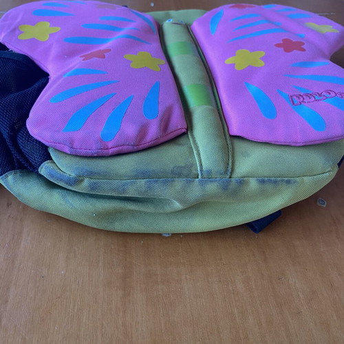 Polo butterfly-shaped kids backpack, colorful