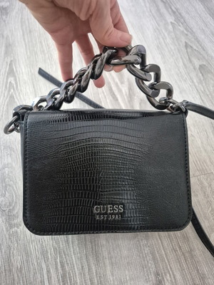 Guess Tullia Mini Crossbody bag used, black