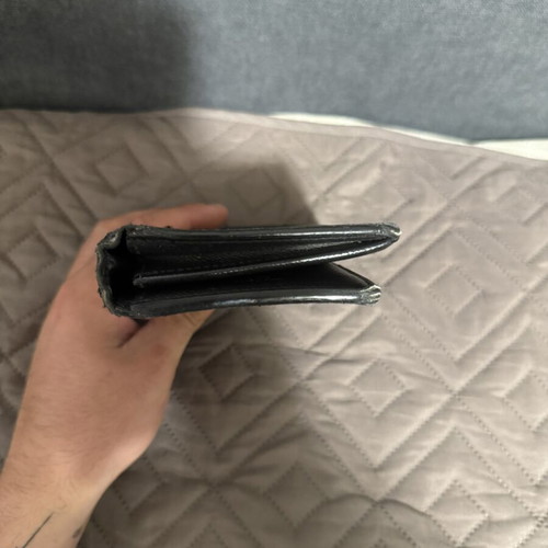 Louis Vuitton wallet used, black