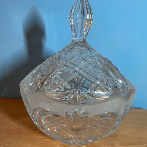 Crystal fondue pot new German made