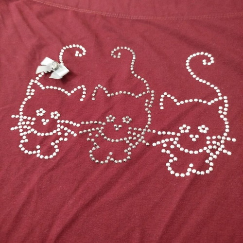 Blouse red 3XL short sleeve with open chest new