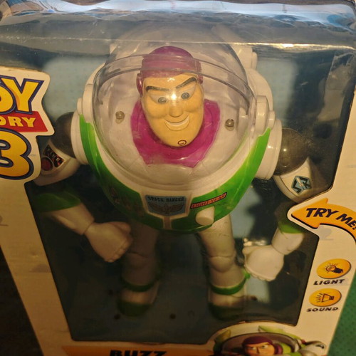 Buzz Lightyear figure from Toy Story 3 used, battery operated