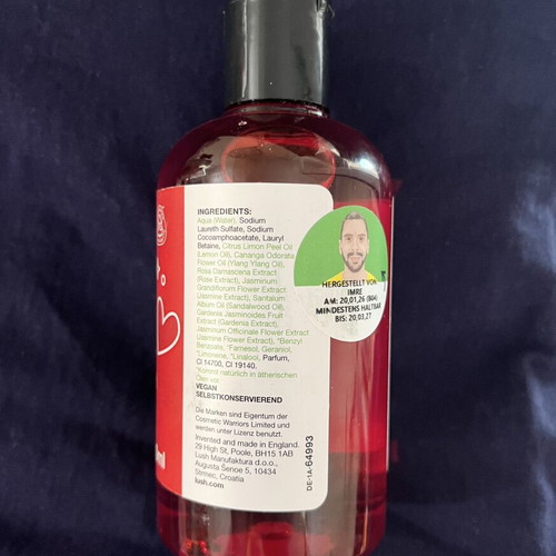 Lush Two Hearts shower gel limited edition