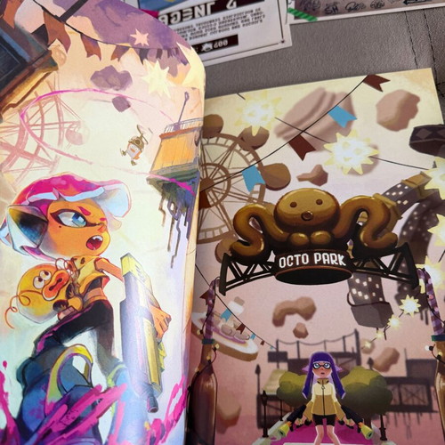 Octo Canyon Splatoon zine new, rare set from 2021