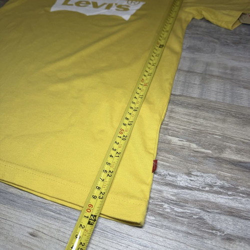 Levi's Batwing Logo T-Shirt Yellow Youth Size 14A NWT