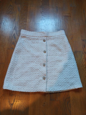 Skirt H&M white size M like new
