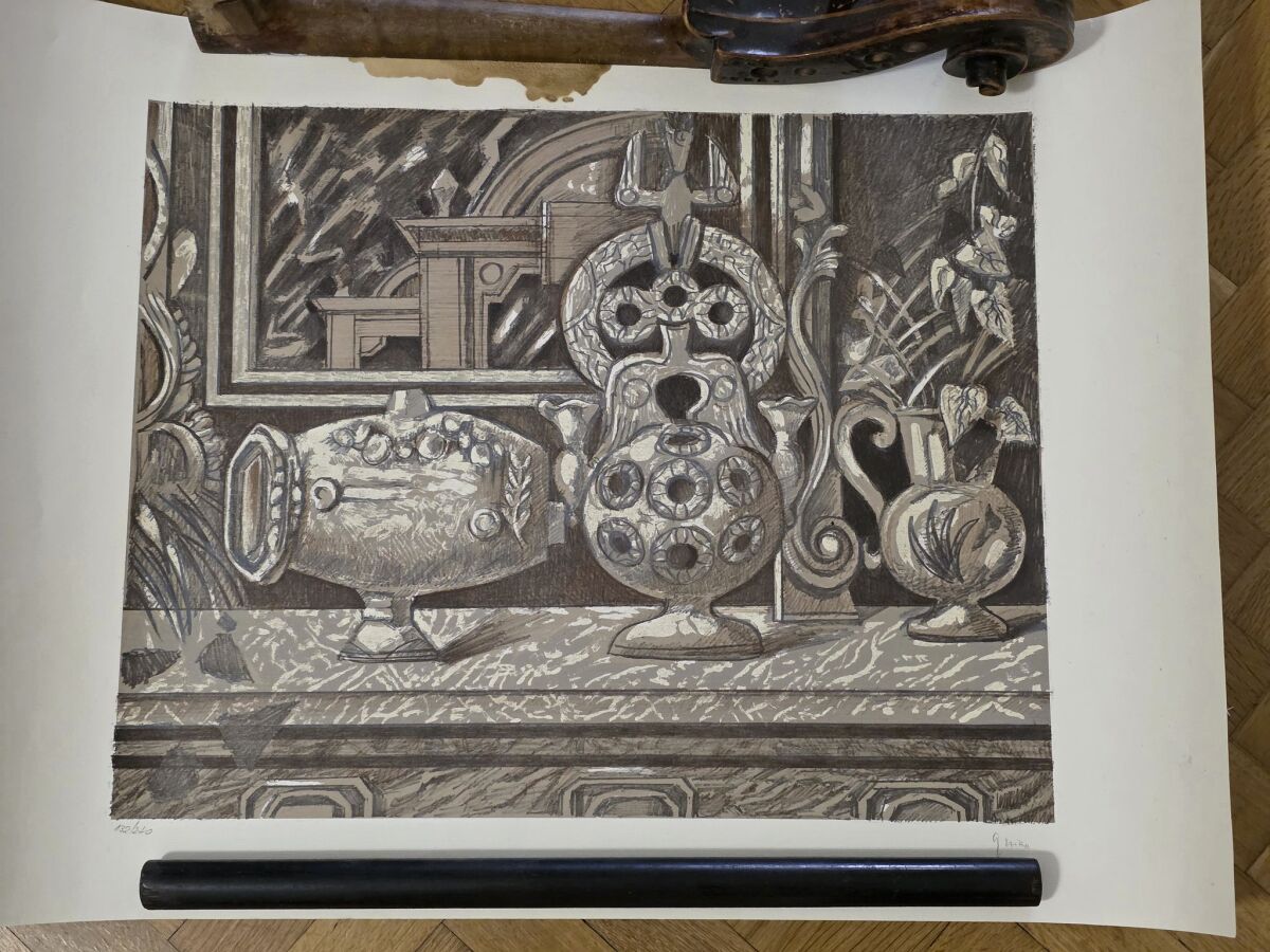 他の方発送×GRANICK 【ギリシャ】グラニック　lithograph Nikos Hatzikyriakos Gikas Lithograph… - € 320,00 - Vendora.cy